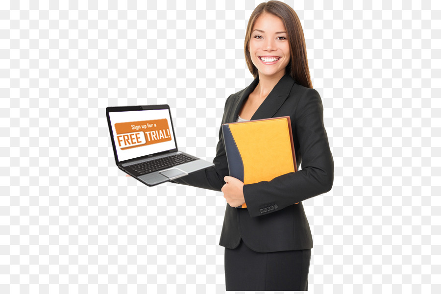 Wanita Dengan Laptop，Laptop PNG