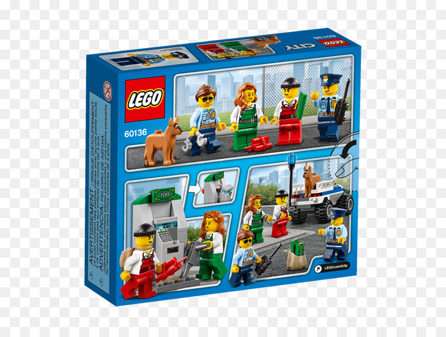 Lego 60136 Polisi Kota Starter Set，Lego Kota PNG