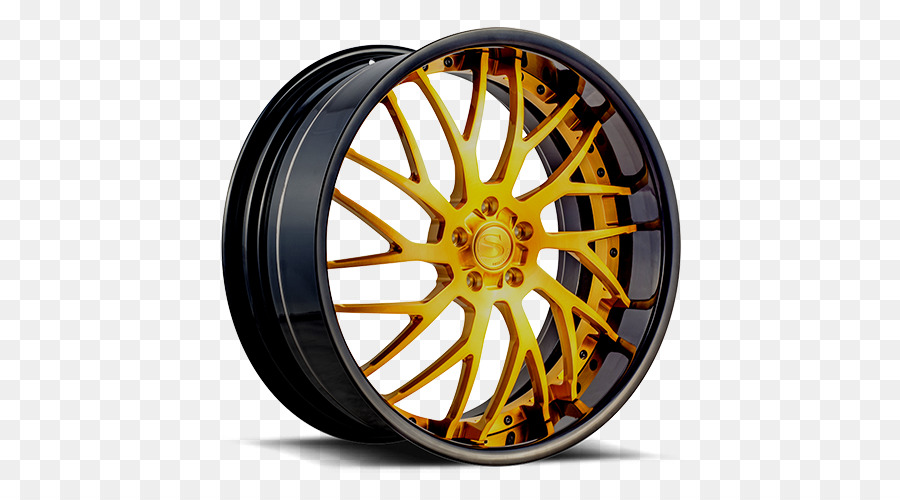 Roda Alloy，Emas PNG