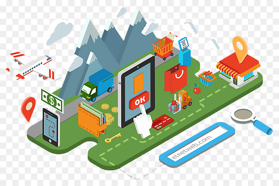 E Commerce，Infographic PNG