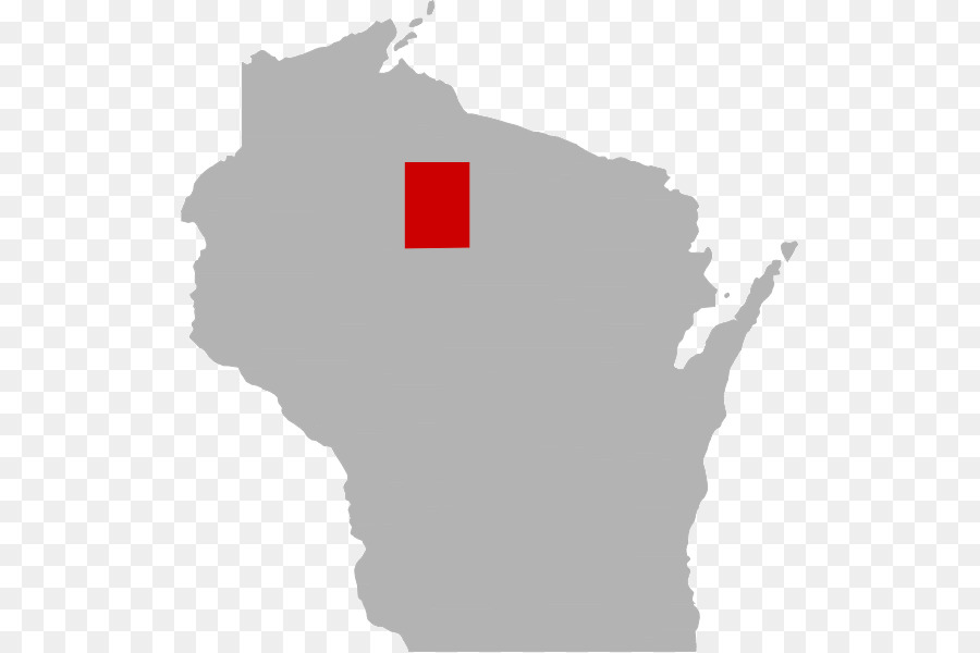 Wisconsin，Vektor Peta PNG