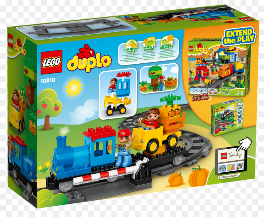 Set Kereta Lego Duplo，Lego PNG