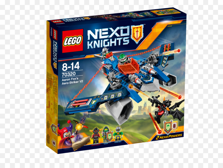 Lego 70320 Nexo Ksatria Aaron Fox Aerostriker V2，Lego PNG