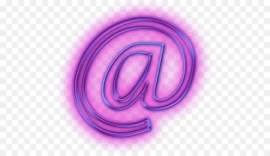 Neon Di Simbol，E Mail PNG