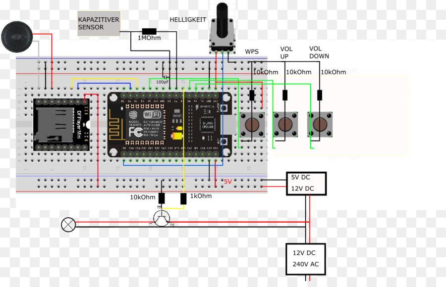 Mikrokontroler，Diagram Sirkuit PNG