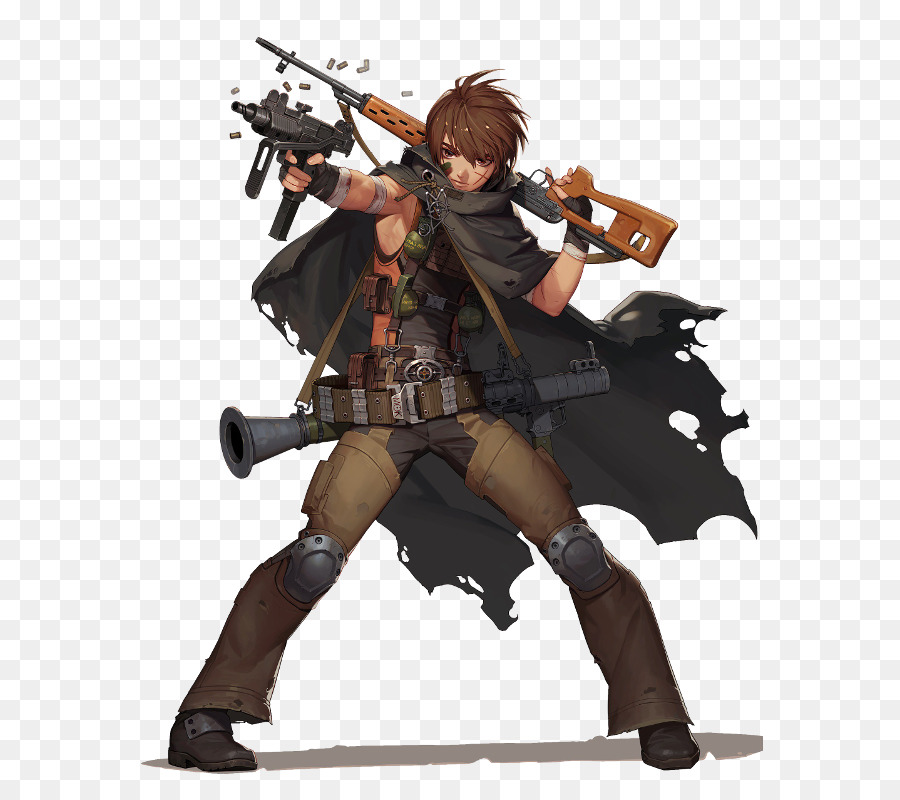 Prajurit Anime，Pistol PNG