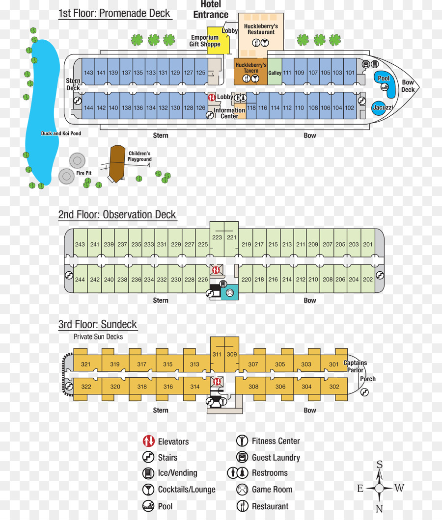 Lancaster，Penginapan Steamboat Fulton PNG