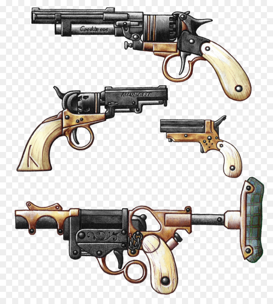 Senjata Antik，Pistol PNG