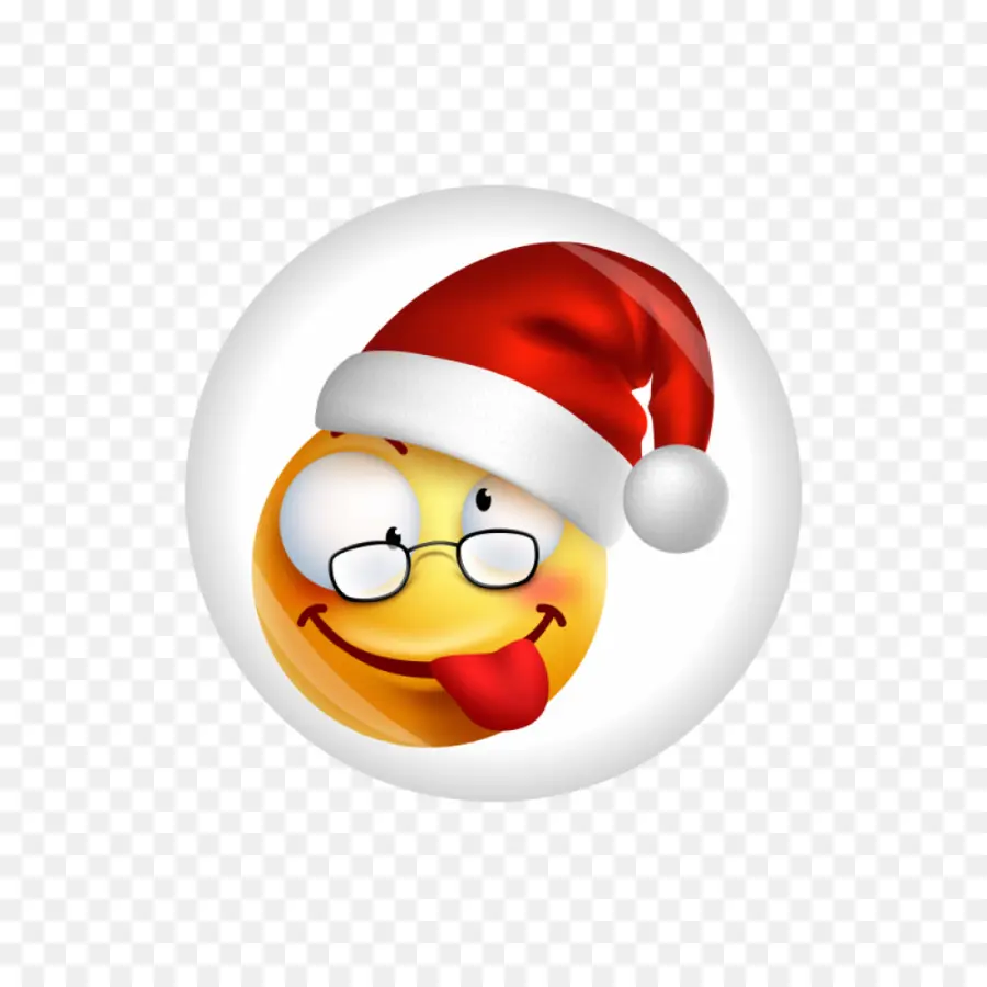 Emoji Sedih，Topi Santa PNG