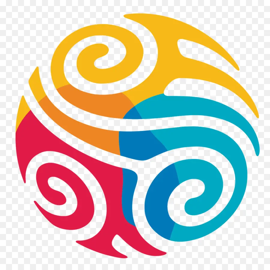 Logo Pusaran Warna Warni，Keramaian PNG