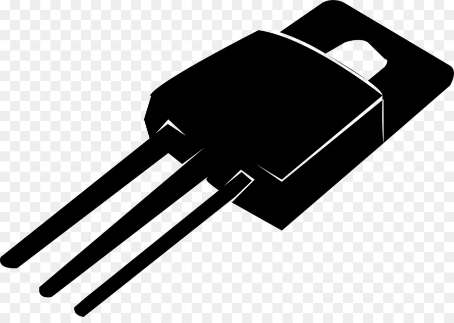 Komponen Elektronik Hitam，Transistor PNG