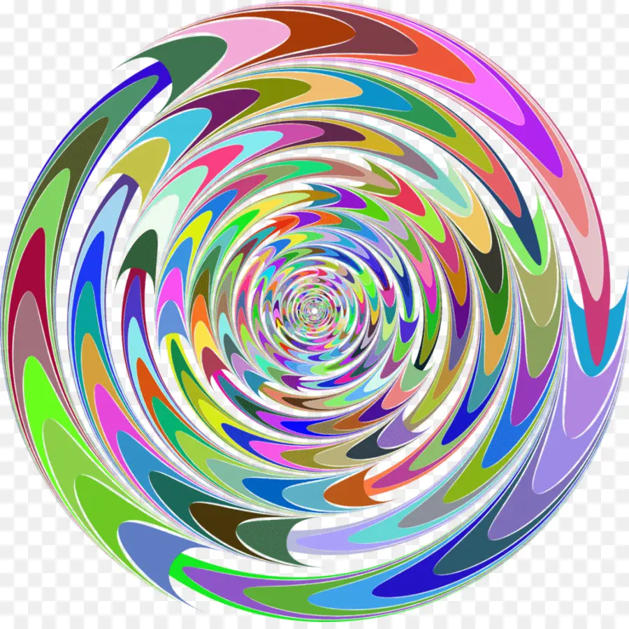 Spiral Berwarna Warni，Spiral PNG