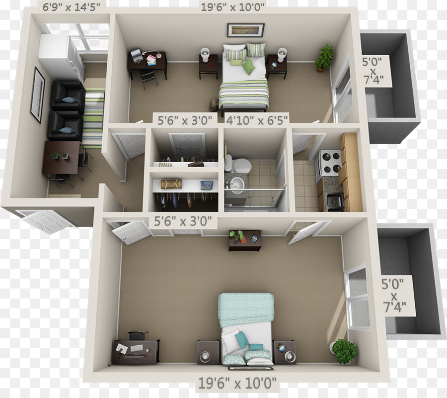 Denah，Apartemen PNG