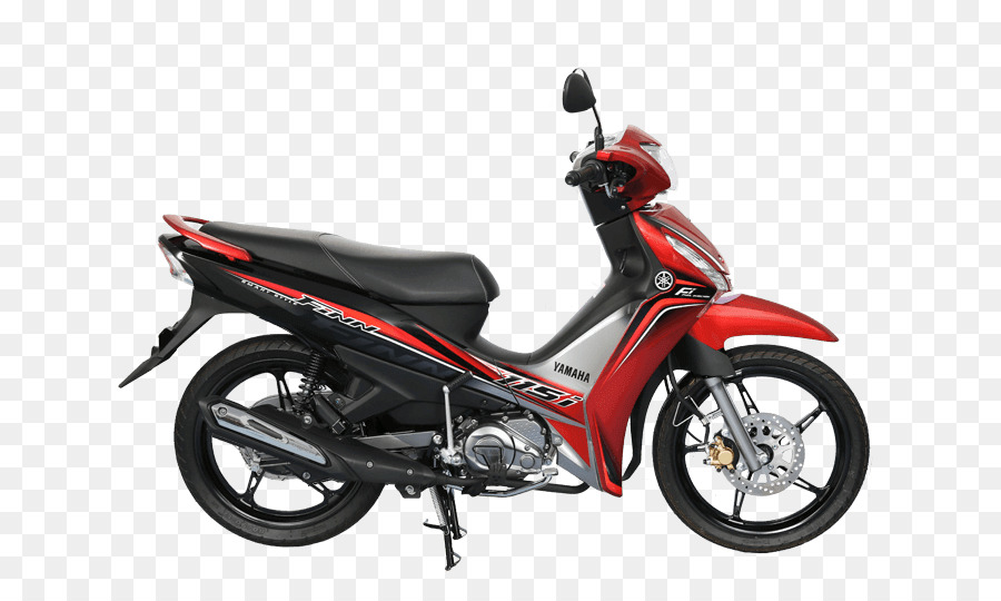 Sepeda Motor Merah Hitam，Skuter PNG