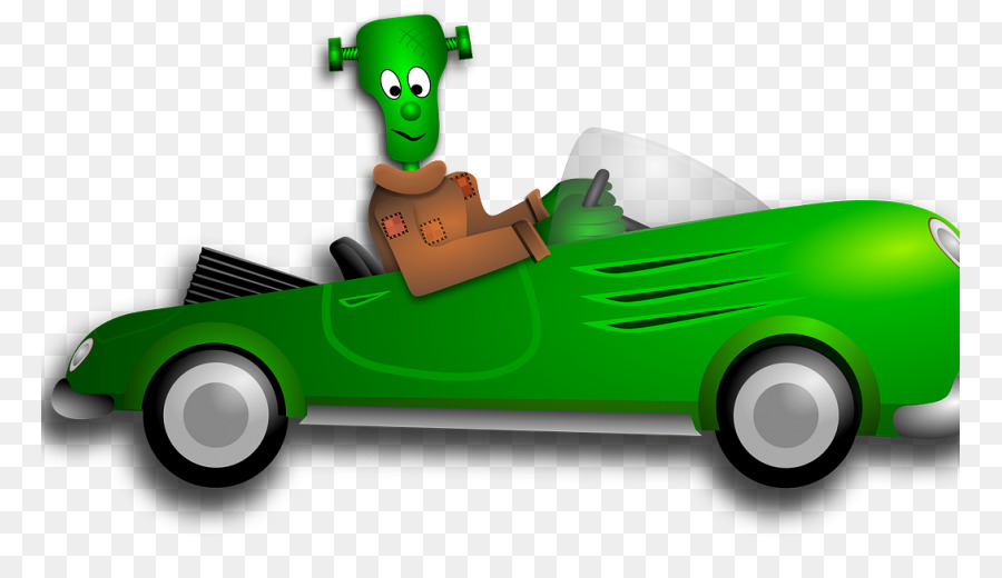 Mobil Hijau Dengan Alien，Penggerak PNG