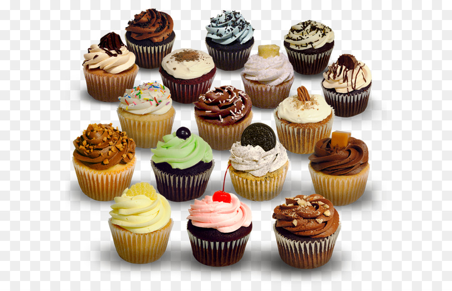 Cupcake，Icing Frosting PNG