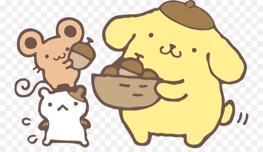 Hello Kitty，Purin PNG