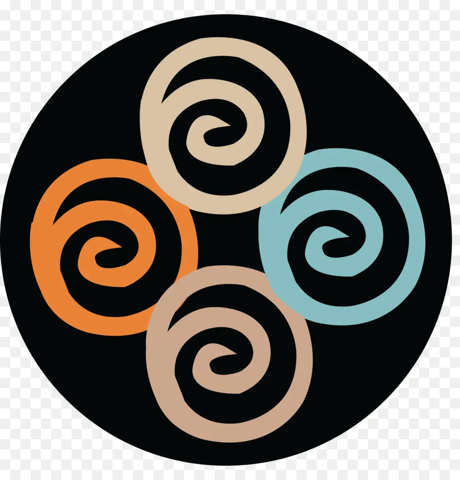 Empat Spiral，Lingkaran PNG