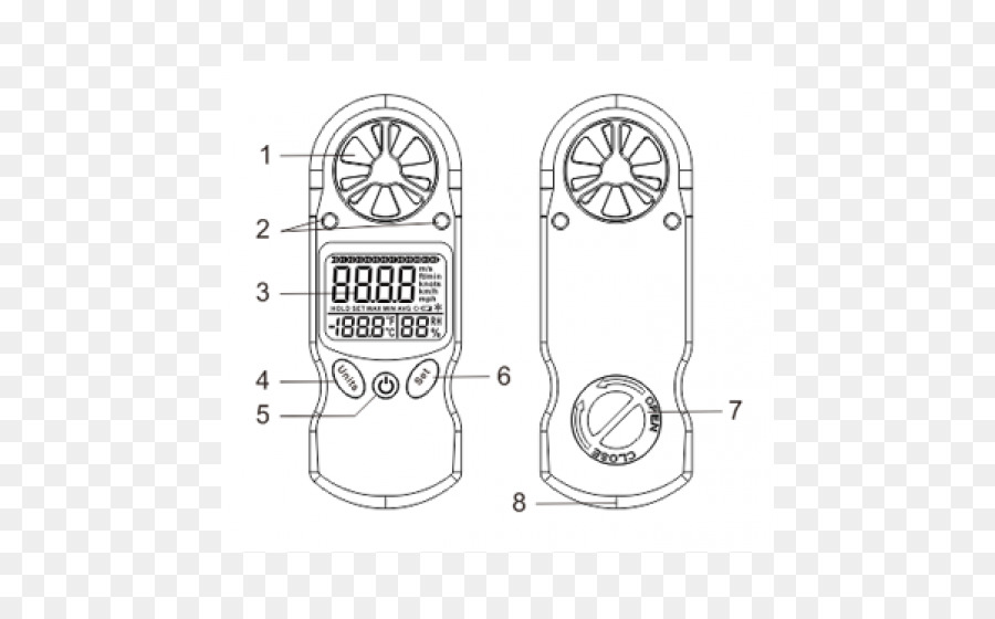 Anemometer，Kecepatan Angin PNG