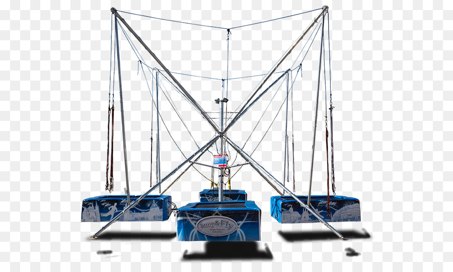 Trampolin Bungee，Melompat PNG