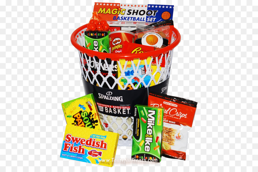 Keranjang Hadiah Bola Basket，Makanan Ringan PNG