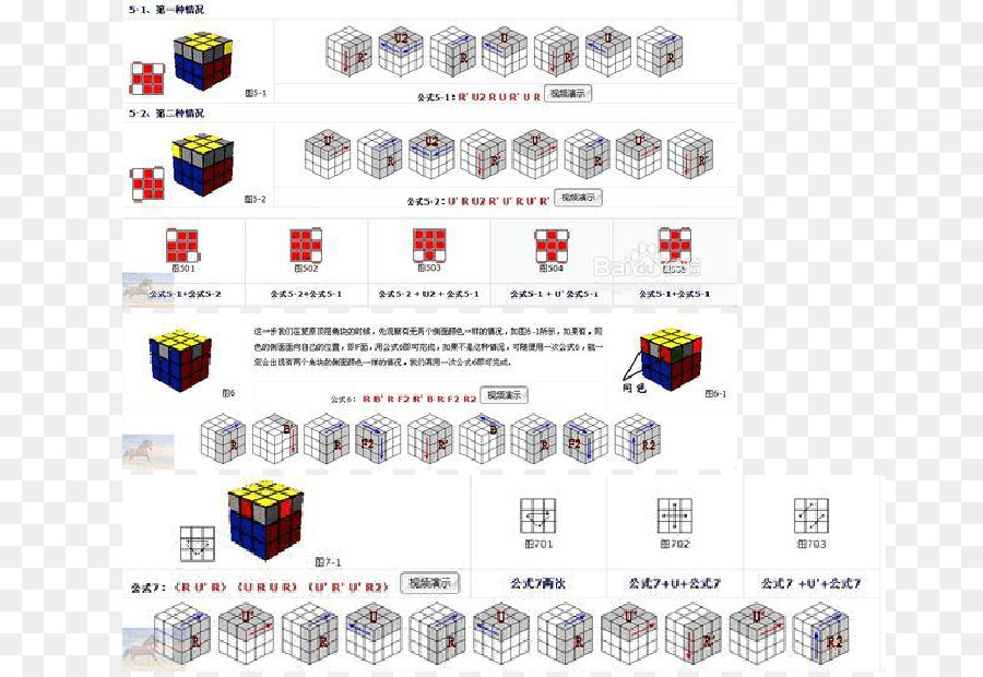 Kubus Rubik，Ketiga Order Kubus Rubik PNG