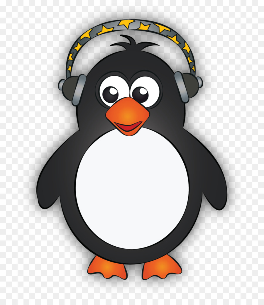 Penguin Dengan Penutup Telinga，Penguin Yang Lucu PNG