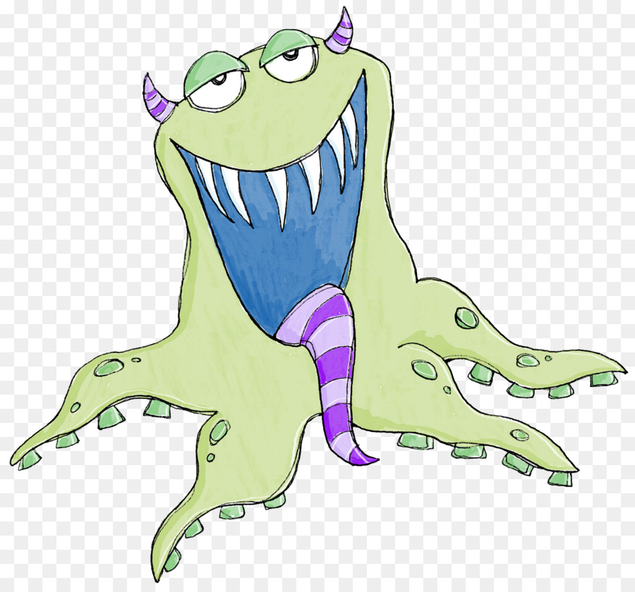 Monster Hijau，Kartun PNG