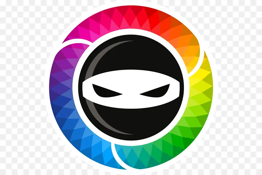 Logo Ninja，Berwarna Warni PNG