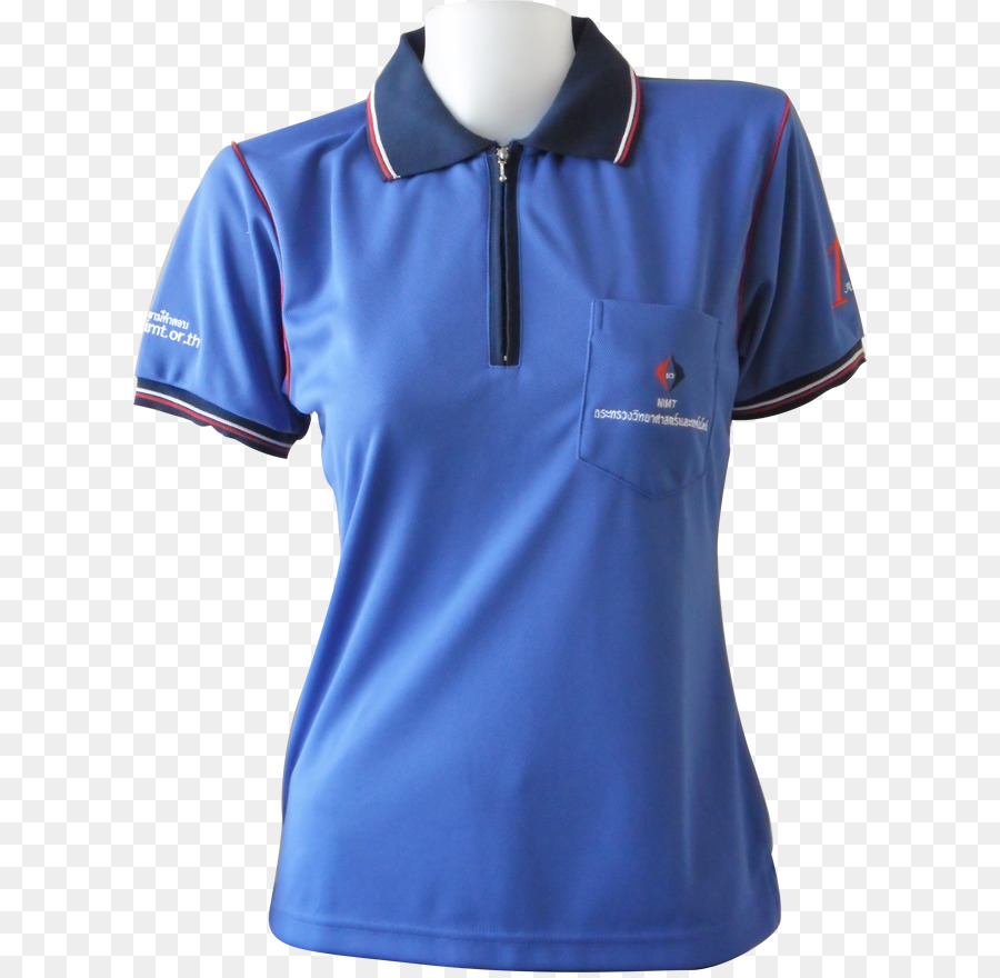 Kemeja Polo，Biru PNG