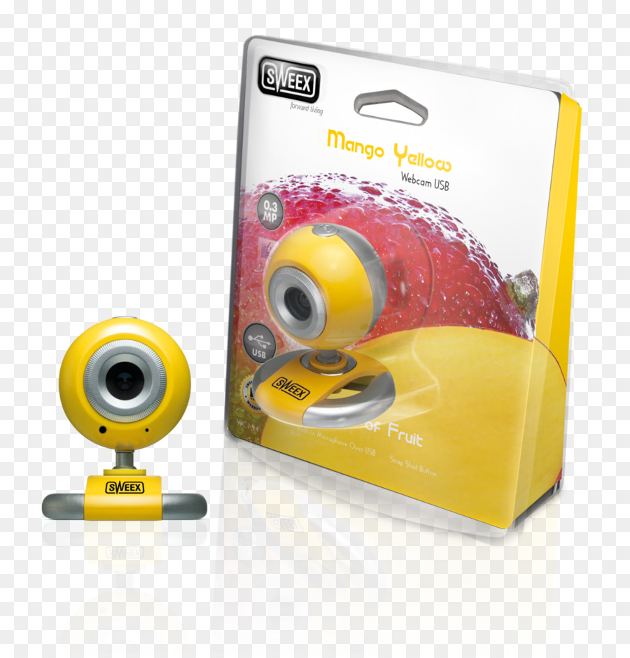 Webcam，Sweex Usb Webcam Mangga Kuning PNG