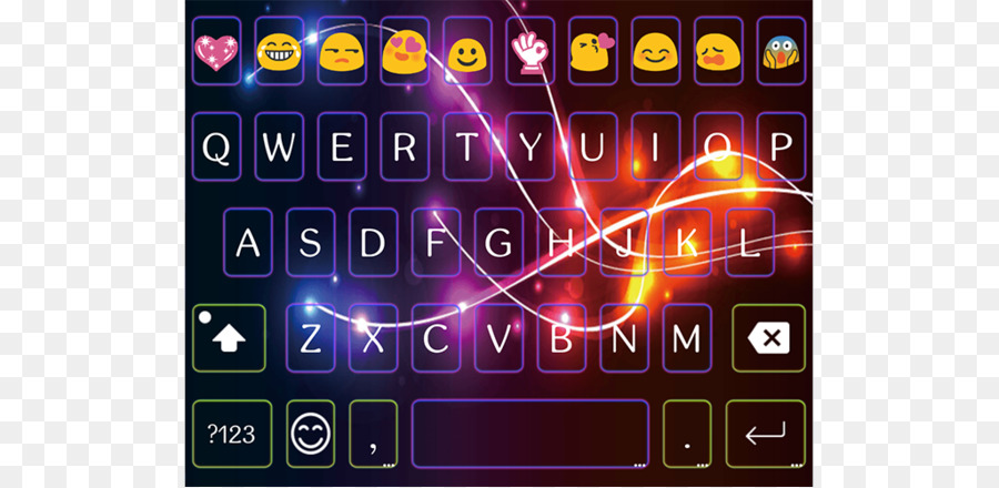 Keyboard Komputer，Warna Galaxy PNG