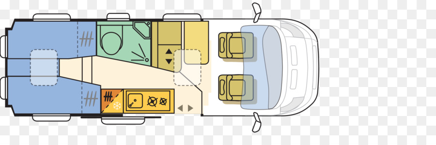 Tata Letak Camper Van，Berkemah PNG