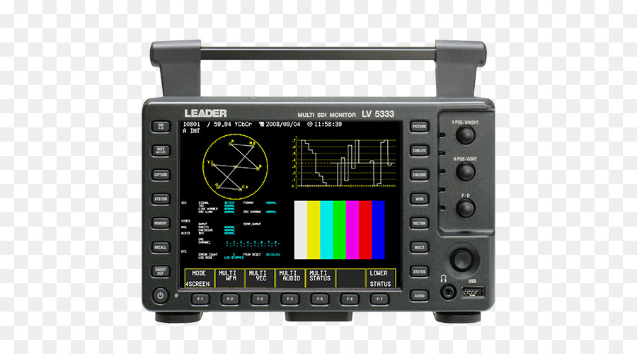 Antarmuka Serial Digital，Gelombang Monitor PNG