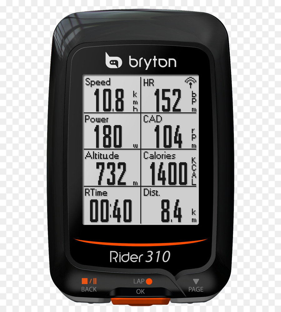 Sepeda Komputer，Bryton Rider 330t 2018 PNG