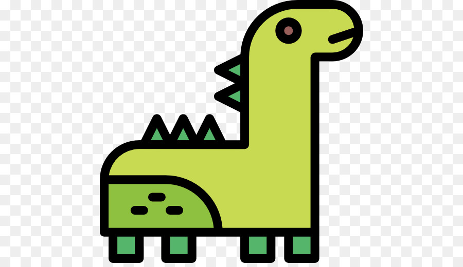 Dinosaurus Hijau，Kartun PNG