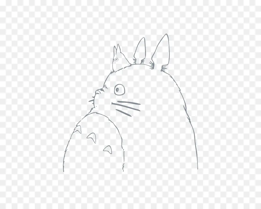 Totoro，Sketsa PNG