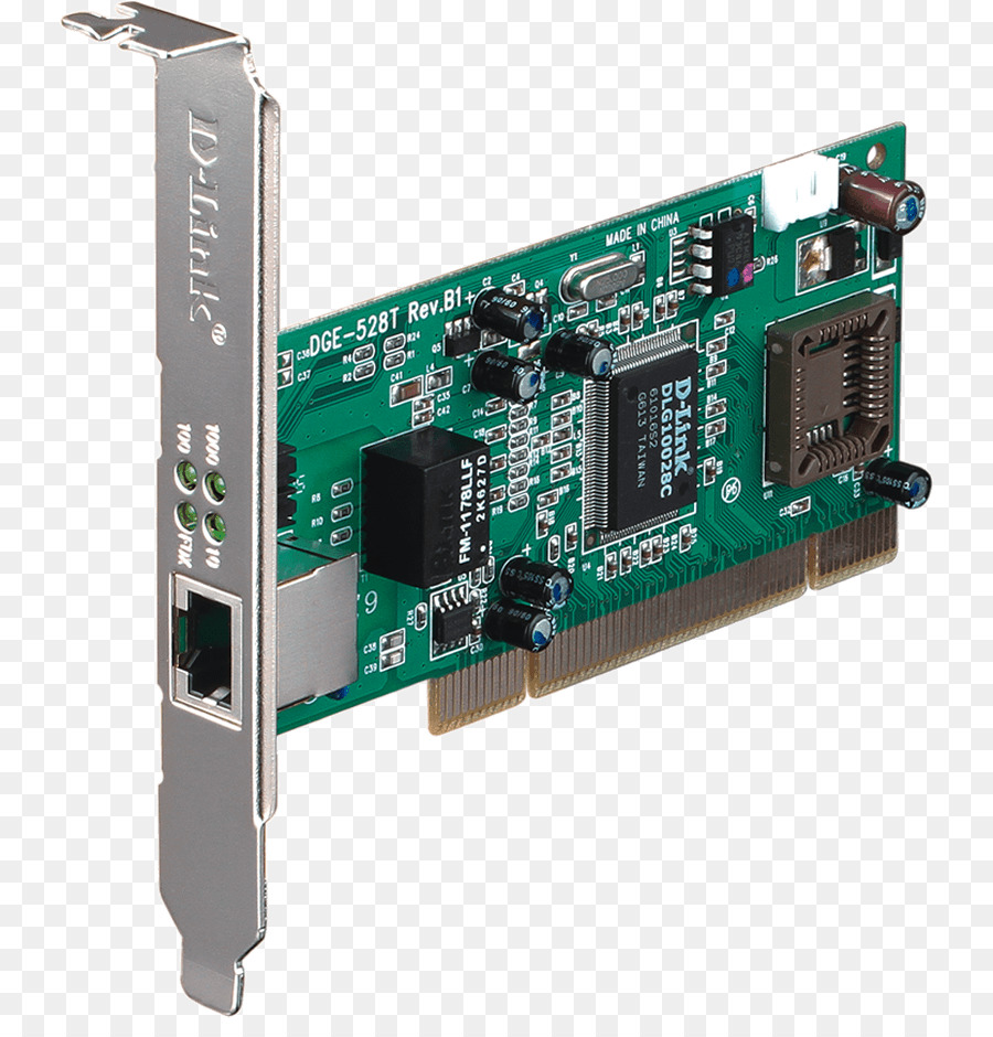 Kartu Jaringan Adapter Konvensional Pci Gigabit Ethernet Gambar Png