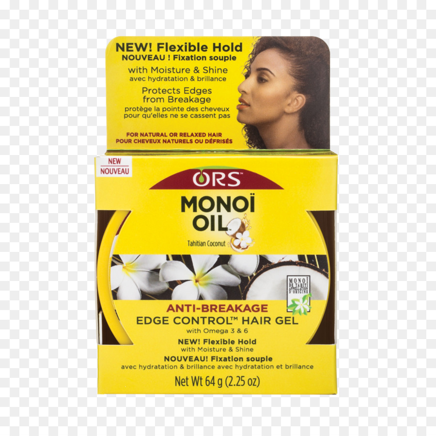 Minyak Monoi，Oralit Monoi Oil Edge Control Gel Rambut PNG