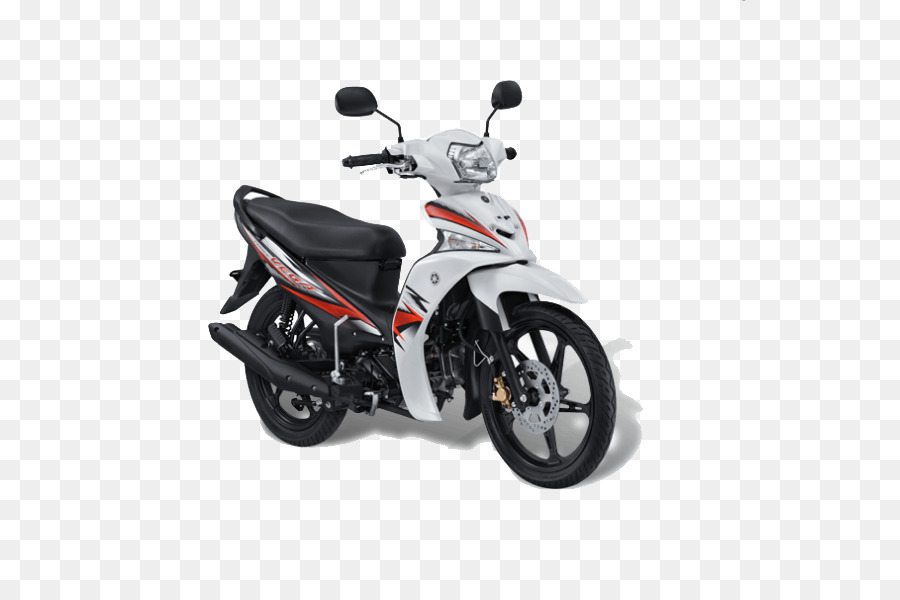 Sepeda Motor Merah Hitam，Skuter PNG