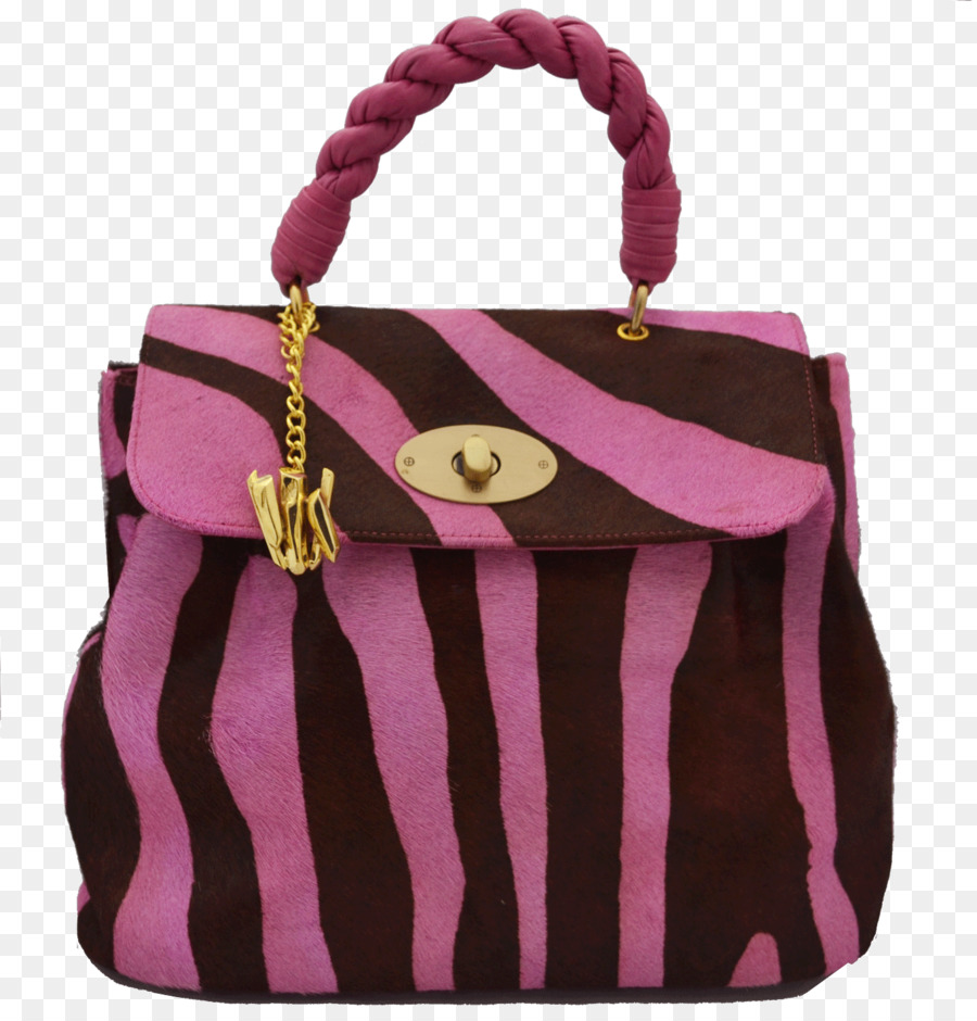 Tas Tangan Berwarna Pink Dan Coklat，Mode PNG