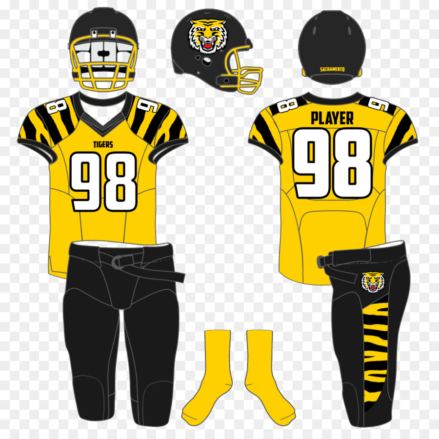 Jersey，Hamilton Tigercats PNG