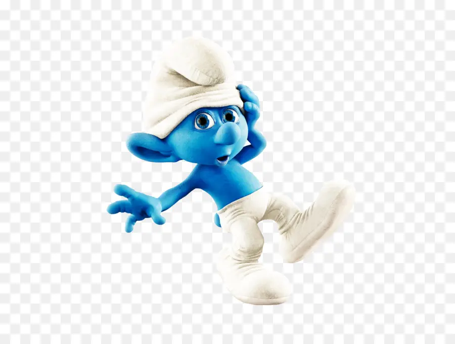 Karakter Kartun Biru，Smurf PNG