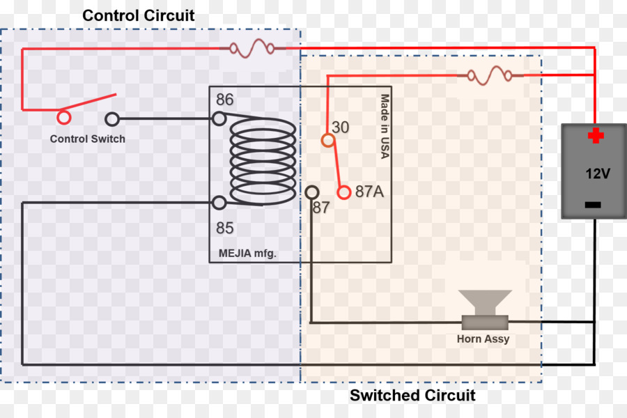 Relay，Sirkuit Elektronik PNG