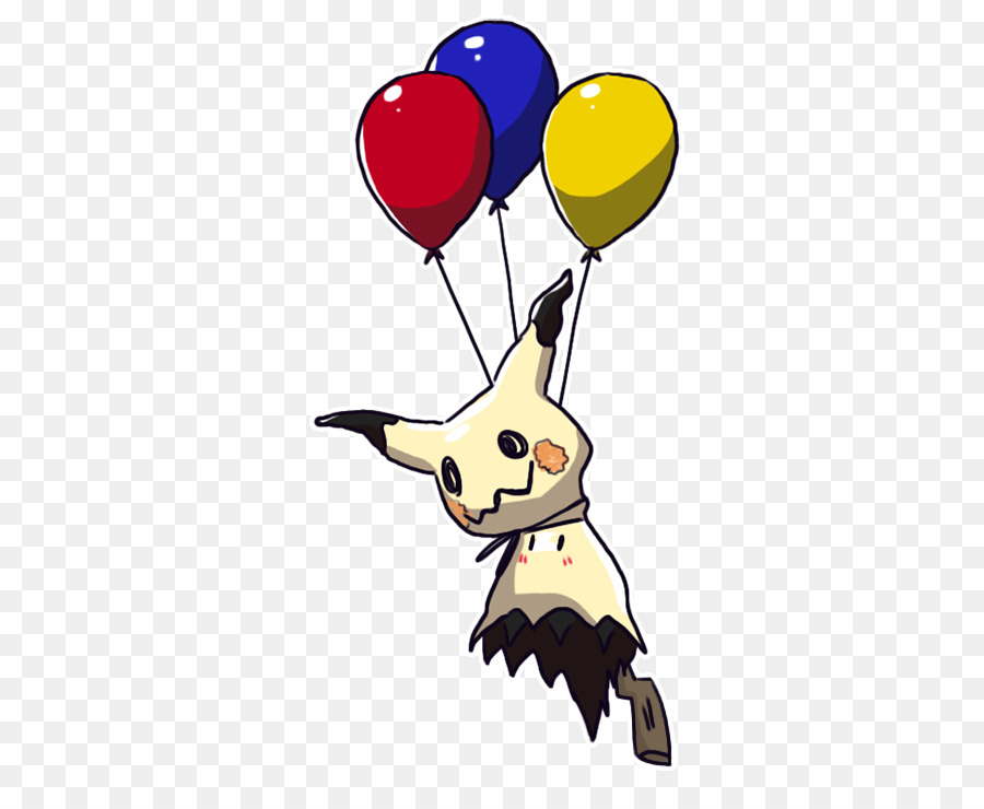 Mimikyu Dengan Balon，Balon PNG