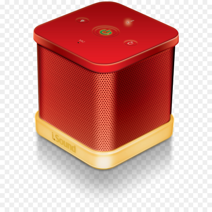 Isound Iglowsound，Dreamgear Twist Mini Bluetooth Speaker Merah Dgisound6367 PNG