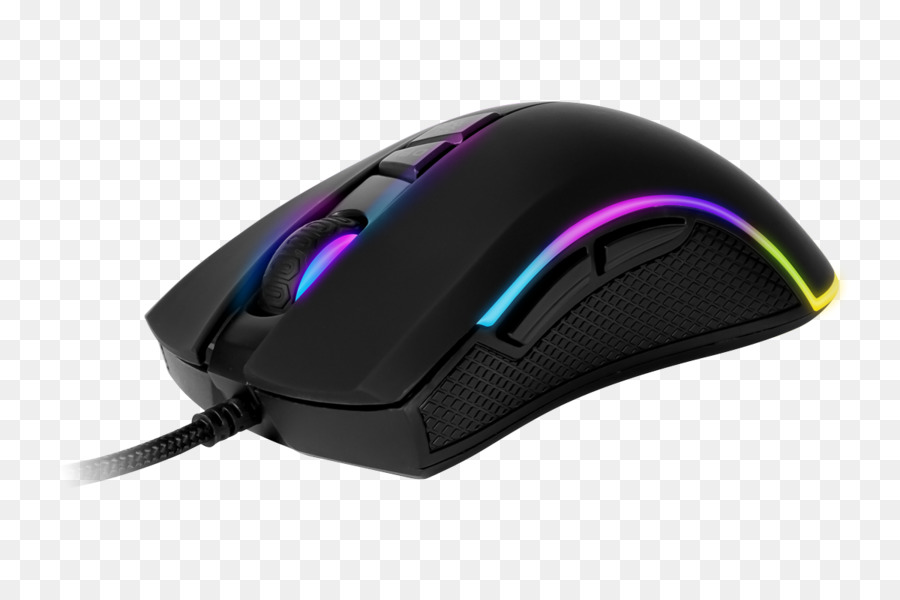 Mouse Berkabel Hitam，Komputer PNG