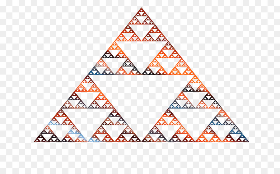 Segitiga Sierpinski，Fraktal PNG