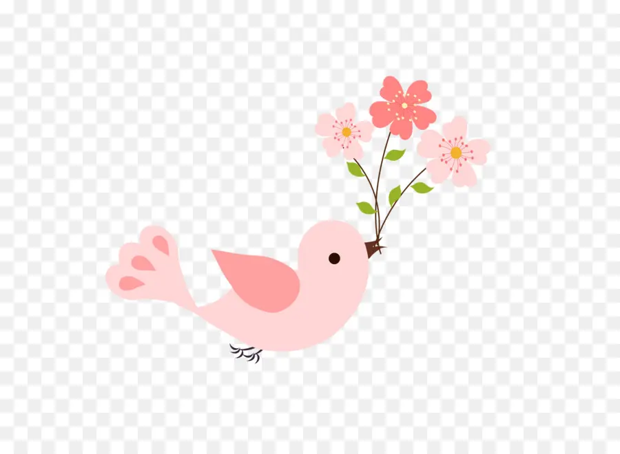 Burung，Blossom PNG