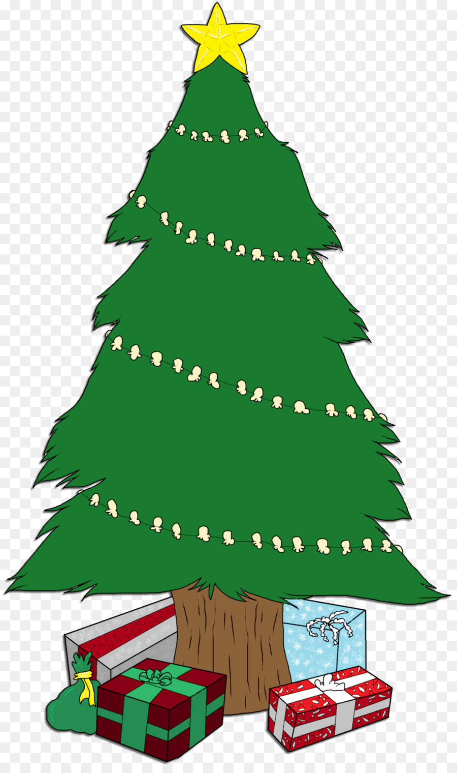 Pohon Natal，Ornamen Natal PNG